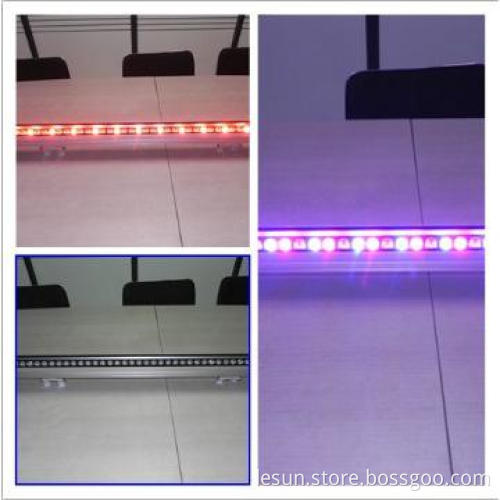AC100V-240V RGB Auto change  ip65 led wall washer 18W  LC7018
